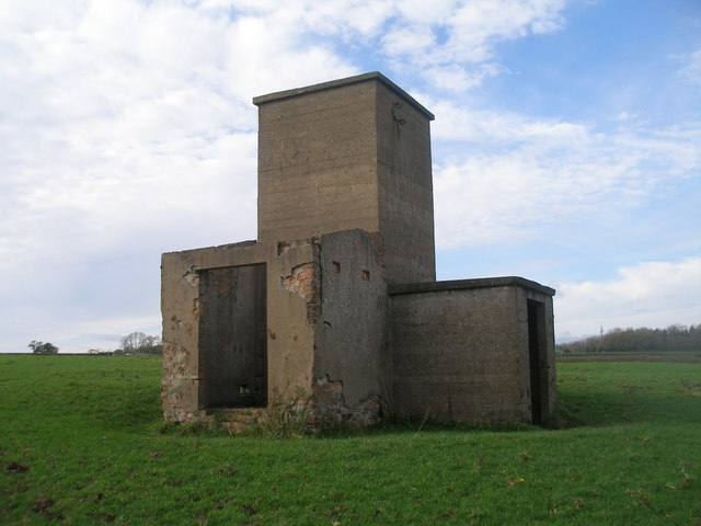 Isolated building south of Fauld Crater