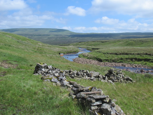 Ruined sheepfold by Maize Beck