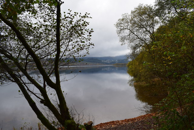 Loch Venachar shoreline.