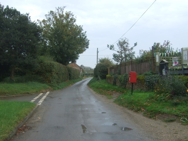 Minor road junction, Shernborne