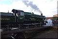 Hall class 4965 Rood Ashton Hall on the Tyseley turntable