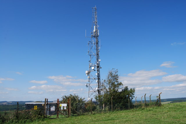 Communications mast on St Roche's Hill (1)