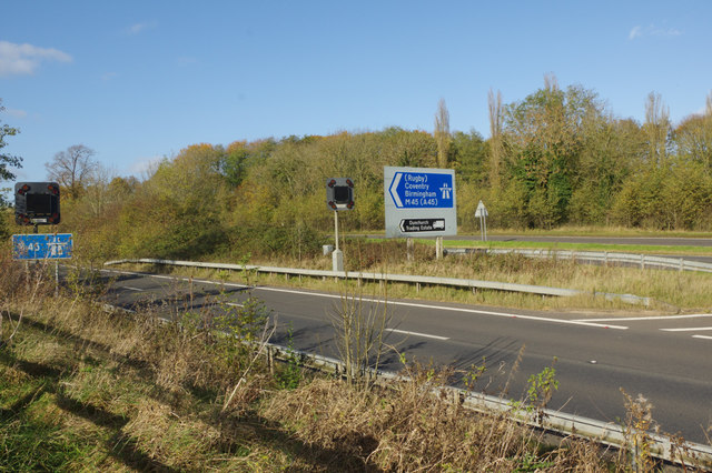 M45 slip road