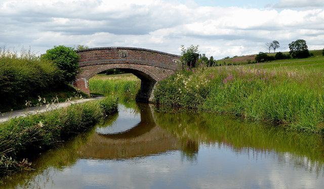 Kidd's Bridge east of Endon in Staffordshire