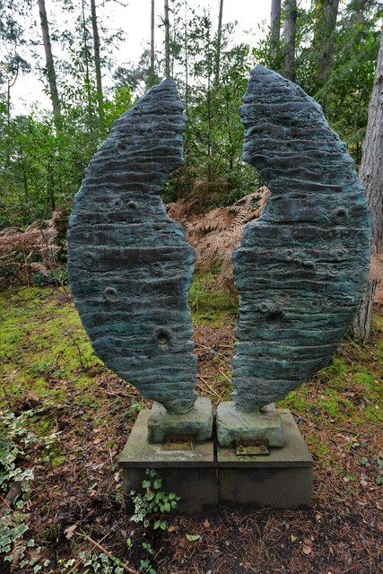 Churt Sculpture Park: 'Past and Present' by Eric Duggan