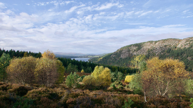 Viewpoint view over Loch Migdale