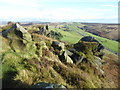 The highest point of Ramshaw Rocks