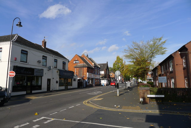 Seaford Street joining College Road, Stoke-on-Trent