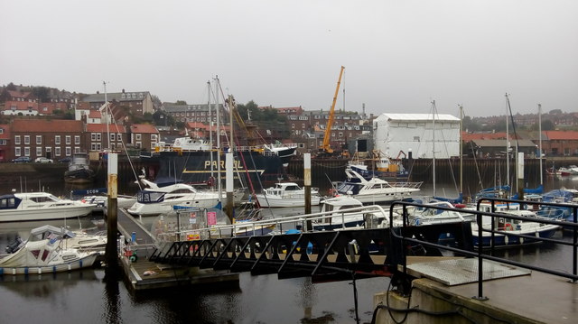 River Esk and marina, Whitby