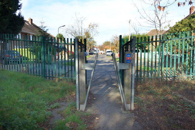 Gate out of Ditton Park