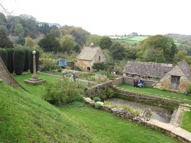 Snowshill Manor garden, outbuildings and orchard