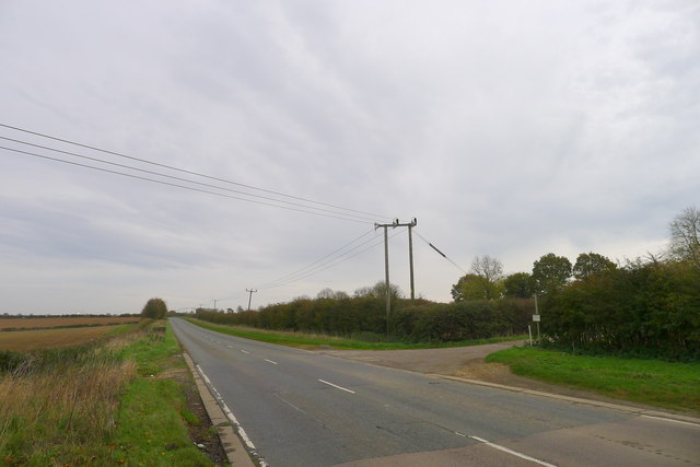 Entrance to Ridd's Farm from the B6403