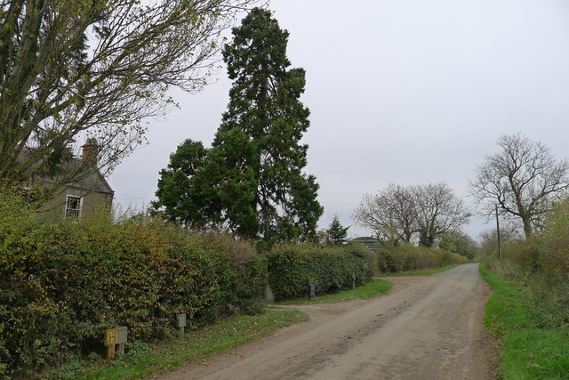 Irnham Road passing Grange Farm