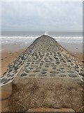 NZ6422 : Outfall on Marske Sands by Oliver Dixon