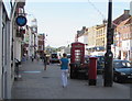 Pavement on the south side of East Street, Bridport