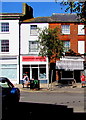 SY4692 : East Street sports shop and a bakery, Bridport by Jaggery