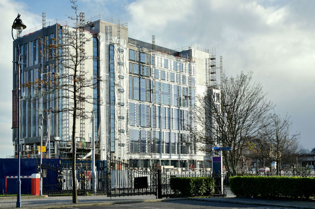 The City Quays hotel site, Belfast - November 2017(1)
