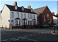 Three houses and a chapel, Warren Road, Rhyl