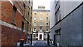 View of the entrance into the Southwark Street Estate from Southwark Street