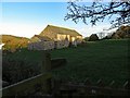 Footpath & barn near Caldbeck