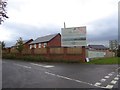 Building site and its hoarding, Dorrington