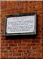 Vesta Tilley (1864-1952) information board, Worcester