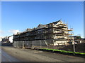 New housing under development, Castle Road