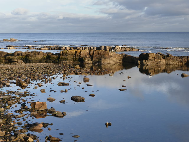 The Firth of Forth foreshore at Basket Rock