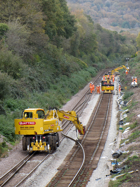 Track replacement work underway near Llanishen