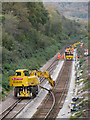 Track replacement work underway near Llanishen