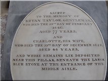 TA1767 : Bridlington Priory: memorial (12) by Basher Eyre