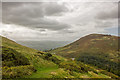 SJ1565 : View towards Moel Arthur from the slopes of Moel Llys-y-coed by Jeff Buck