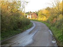 SP0348 : Road from Lenchwick to Church Lench by Peter Wood