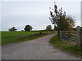 Access road to Hill Farm