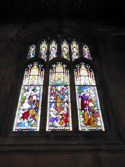 St Mary, Beverley: stained glass window (iv)