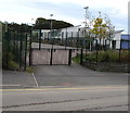 School entrance gates, Middle Coedcae, Blaenavon