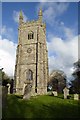 The tower of St Stithians church