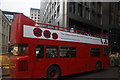 View of a Leyland Atlantean Poppy Bus assembled for the Lord Mayor