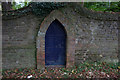 Door in the abbey wall, Sutton Courtenay