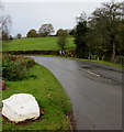 Bend in Old Ross Road, Cross Ash, Monmouthshire