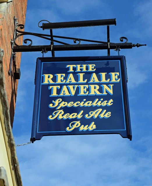 The Real Ale Tavern (2) - sign, 67 Load Street, Bewdley, Worcs