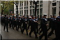 View of cadets marching in the Lord Mayor