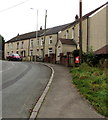 Houses at a bend in Penrhiwfer Road, Penrhiwfer