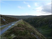 NH5918 : Hill track below Beinn Dubhcharaidh by Richard Law
