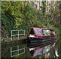 Narrow boat mooring, Chesterfield Canal