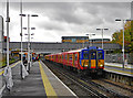 Train at Twickenham station - November 2017