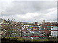 Birmingham Inner Cityscape Approaching Moor Street Station