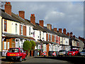 Terraced housing in Bilston, Wolverhampton