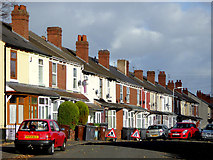 SO9596 : Terraced housing in Bilston, Wolverhampton by Roger  D Kidd