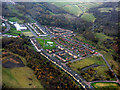 Summerhill Road from the air